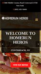 Mobile Screenshot of homerunheros.com