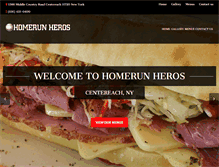 Tablet Screenshot of homerunheros.com